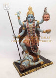Hindhu Goddess Kalika Kali Lord of Death Shiva Consort Figurine Resin Statue - HolyHinduStore