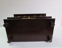 Wooden Hindu Temple / Handcrafted  Mandir / Brass Work / Wall Art - 15 X 8 X 18  inch - HolyHinduStore