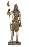 Hindu Lord Shiva Statue Standing Large Bronze Finished Puja Figurine #3272 - HolyHinduStore