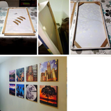 DIY Wood Frame For Paintings/Posters/Pictures/Canvas. Stretched Wooden Frame For Home/Bar/Wall Decor/Custom Size DIY Frame