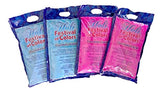 Skin and Environment Safe - Color Powder - 4 x 1kg Packets Blue/Pink Total of 8.8 pounds - HolyHinduStore