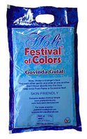 Skin and Environment Safe - Color Powder - 4 x 1kg Packets Blue/Pink Total of 8.8 pounds - HolyHinduStore