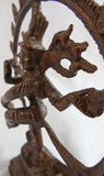 Hindu Dancing Lord Shiva Nataraja Nataraj Dance Solid Metal Brass Bronze Statue - HolyHinduStore