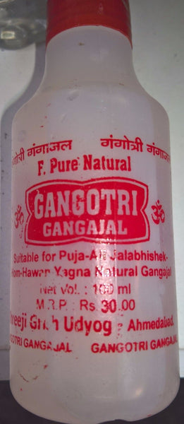 Ganga Jal Holy Ganges Water Gangotri 100ml Puja Hindu - HolyHinduStore