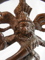 Hindu Dancing Lord Shiva Nataraja Nataraj Dance Solid Metal Brass Bronze Statue - HolyHinduStore