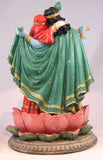 8.5'' Radha krishna Lotus Statue Idol Murthi - HolyHinduStore