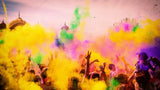 HOLI color run 10 COLORS 10 X 50g Pks - HolyHinduStore