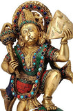 Gangesindia Lord Hanuman Carrying The Mountain of Herbs - HolyHinduStore