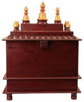 Wood Puja Temple/ Mandir / Handcraft - HolyHinduStore