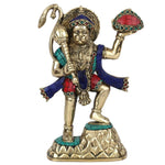 Statuestudio Lord Hanuman Carrying Mountain Statue - HolyHinduStore