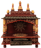 Wood Puja Temple/ Mandir / Handcraft - HolyHinduStore