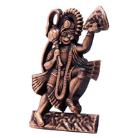 Brass Lord Hanuman Statue Religious Gift Car Home Office Table Décor - HolyHinduStore