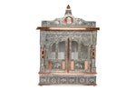 Movie Time Vdieo 59067-DL Hindu Puja Mandir/Temple/Alter, Aluminum Plated with Doors - HolyHinduStore