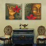 Buddha & Red Flower