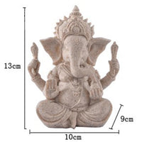 Lord Ganesha Statue / Sculpture  - Hand Carved Sandstone - Ceremony Ornaments / Gift / Home Decor(New) - HolyHinduStore