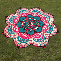 Mandala Towel /  Yoga Mat /  Bohemian Beach, Pool Towel / Home Table Cloth (59 inch) - HolyHinduStore