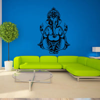 Ganesha  -  God Yoga mandala decorative wall stickers room stickers Ganesha - HolyHinduStore