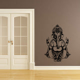 Ganesha  -  God Yoga mandala decorative wall stickers room stickers Ganesha - HolyHinduStore