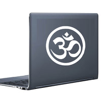 Om Aum Symbol Hindu Yoga Computer Sticker For Bike Laptop Small Vinyl Laptop Decal Notebook Stickers - HolyHinduStore