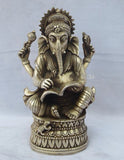 Lord Ganesha Statue - Collectible / Decorated / Lucky statue - HolyHinduStore