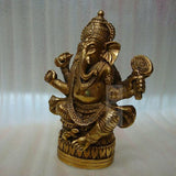 Lord Ganesha / Ganapati / Vinayaka Copper Statue  -  God of victory statue - HolyHinduStore