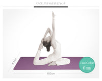 Non-slip Yoga Mats For Fitness/  Pilates Mat 8 Color Gym Exercise Sport Mats Pads with Yoga Bag Yoga Strap - HolyHinduStore