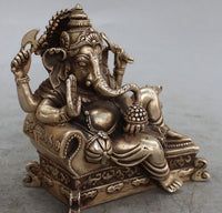 Ganesha Statue / Lucky  Ganesha with 4 Arms 6" (6 Inches) - HolyHinduStore