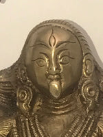 Goddess Statue Kali - Durga  Religious Hindu Brass Decor Spiritual; 9.5 Inches Deity 5# - HolyHinduStore
