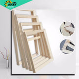 Wood frame - Suits for all kinds of DIY oil painting stretcher - Convex wood frame for wall painting, picture and photo door - HolyHinduStore