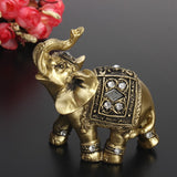 Elephant Statue - Lucky Wealth Figurine -  Gift for Home / Office / Desktop - HolyHinduStore