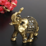 Elephant Statue - Lucky Wealth Figurine -  Gift for Home / Office / Desktop - HolyHinduStore