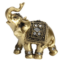 Elephant Statue - Lucky Wealth Figurine -  Gift for Home / Office / Desktop - HolyHinduStore