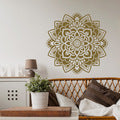 Yoga Mandala Flower Art Wall Decals Home Bedroom Special Decorative Vinyl Wall decor - HolyHinduStore