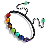 7 Chakra Healing Balance Beads Bracelet / Yoga Bracelet - HolyHinduStore