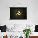 HD printed hindu symbols pictures and posters hanging canvas - Yoga - HolyHinduStore