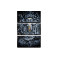 HD Prints Canvas Poster Framework 3 Pieces India Ganesha God Painting Wall Art Ganapati Lord Ganesha Pictures Living Room Decor - HolyHinduStore