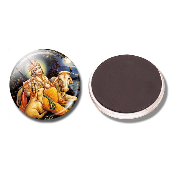 Bay Krishna Fridge Magnet - HolyHinduStore