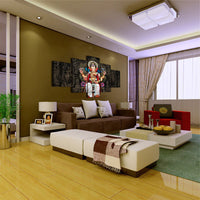 Lord Ganesha Painting Framed Canvas Painting Wall Art  For Living Room Bedroom Home Decor - HolyHinduStore
