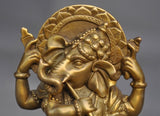 Ganesha / Ganapati / Vinayaka Brass Statue - Good luck/wealth statue - HolyHinduStore