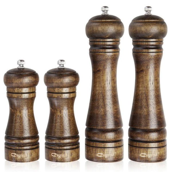 Wood Pepper Spice Mill Grinder Classical Oak Set Handheld Seasoning Mills Grinder Cooking - HolyHinduStore