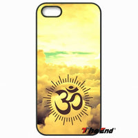 Aum Om Symbol Yoga Print Hard Phone Case For iPhone X 4 4S 5 5C SE 6 6S 7 8 Plus Galaxy J5 J3 A5 A3 2016 S5 S7 S6 Edge - HolyHinduStore