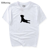 Fashion yoga dog Print Women tshirt Cotton Casual Funny t shirt For Lady Top Tee Hipster Tumblr Drop Ship - HolyHinduStore