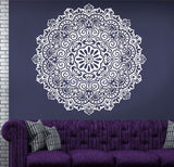High Quality Hindu Mandala Yoga Indian Round Vinyl Stickers Wall Stickers Home Decor Living Room - HolyHinduStore