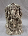 Lord Ganesha / Lord Ganapati - 4 Arms Copper Bronze Statue - HolyHinduStore