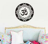 High Quality Yoga Religion Wall Decal Om Sign Symbol Amulet Home Wall Stickers Living Room Waterproof Mandala PVC Stickers SYY66 - HolyHinduStore