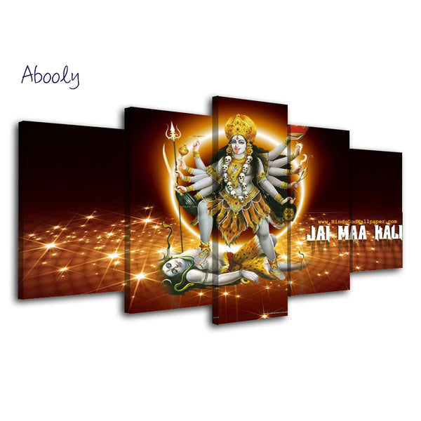 HD Hindu God  Kali Art Poster -  Living Room Home Decor Decoration - HolyHinduStore