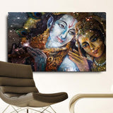 Krishna And Radha HD Canvas Oil Paintings