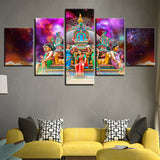 Elegant Hindu Temple Poster Modular Home Decoration Living Room
