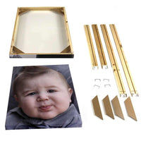 DIY Wood Frame For Paintings/Posters/Pictures/Canvas. Stretched Wooden Frame For Home/Bar/Wall Decor/Custom Size DIY Frame