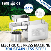 Automatic Powered Oil Press Machine  for Home Use / Oil Extractor - HolyHinduStore